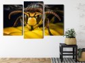 Obraz Wieloczęściowy Osa W Skali Makro