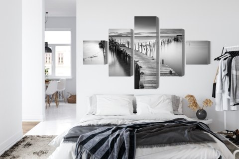 Obraz Wieloczęściowy Zrujnowane Molo