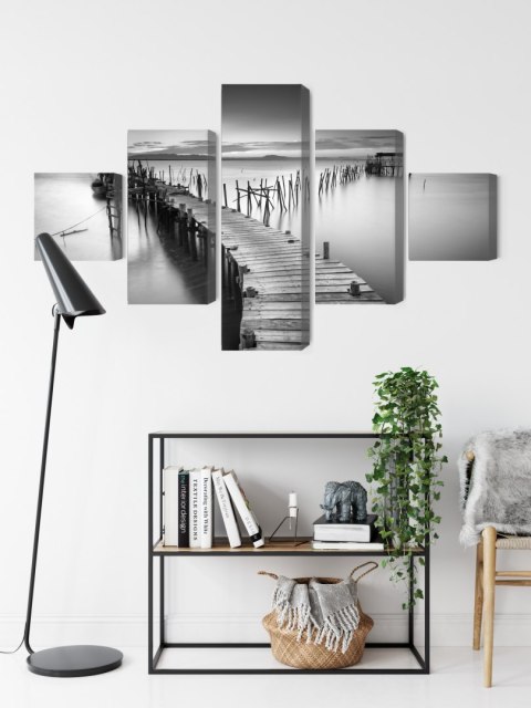 Obraz Wieloczęściowy Zrujnowane Molo