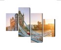Obraz Wieloczęściowy Tower Bridge O Wschodzie Słońca