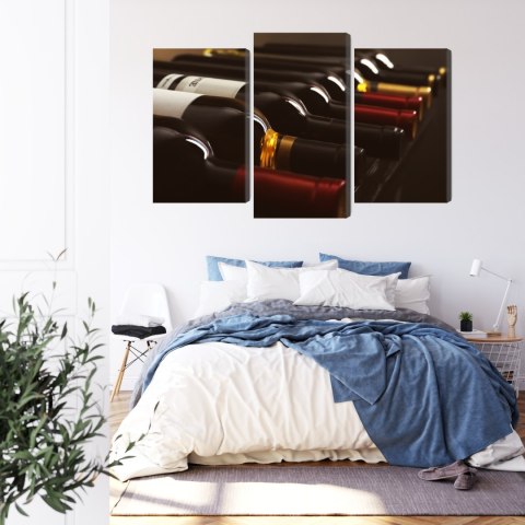 Obraz Wieloczęściowy Pyszne Butelki Wina