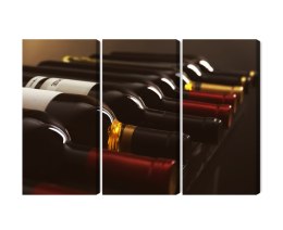 Obraz Wieloczęściowy Pyszne Butelki Wina