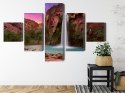 Obraz Wieloczęściowy Wodospady Havasupai