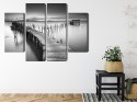 Obraz Wieloczęściowy Zrujnowane Molo
