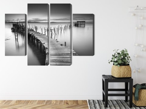 Obraz Wieloczęściowy Zrujnowane Molo