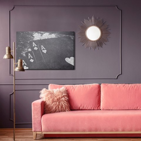 Obraz Na Płótnie Wylosowane Karty Do Gry