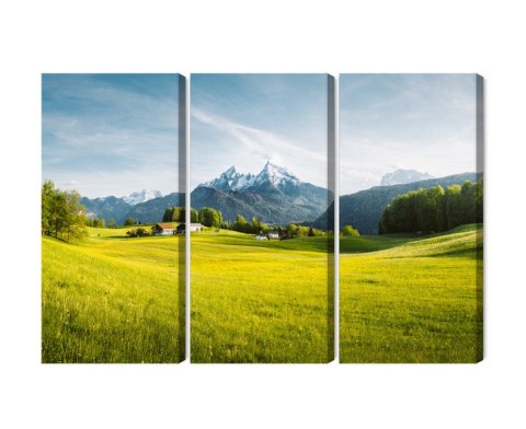 Obraz Wieloczęściowy Górski Krajobraz W Alpach