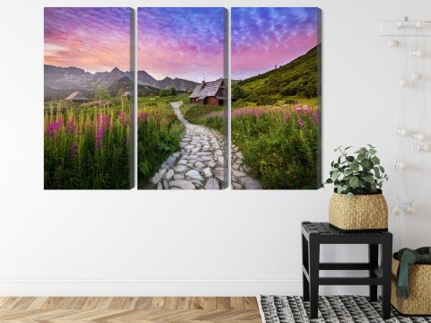 Obraz Wieloczęściowy Hala Gąsienicowa W Tatrach 3D