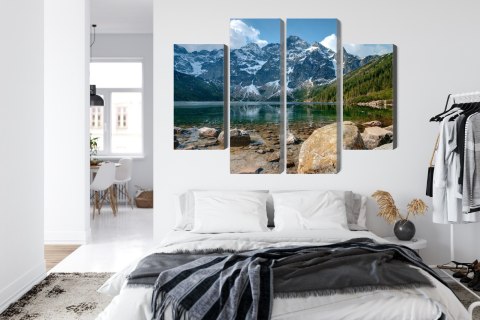 Obraz Wieloczęściowy Morskie Oko W Tatrach 3D