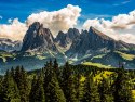 Obraz Wieloczęściowy Widok Włoskich Dolomitów 3D