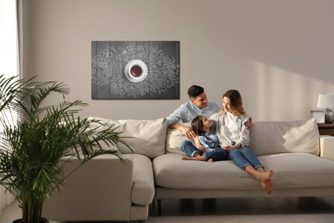 Obraz Na Płótnie Biała Filiżanka Kawy