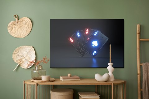 Obraz Na Płótnie Neonowe Asy