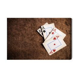 Obraz Na Płótnie Stare Karty Do Gry