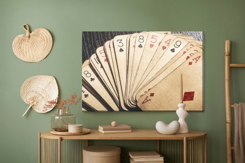 Obraz Na Płótnie Widok Z Góry Na Stary Pokład