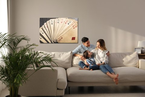 Obraz Na Płótnie Widok Z Góry Na Stary Pokład