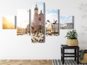 Obraz Wieloczęściowy Bazylika Mariacka O Wschodzie Słońca