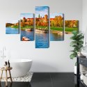 Obraz Wieloczęściowy Zamek Królewski Na Wawelu W Krakowie, Widok Panoramiczny