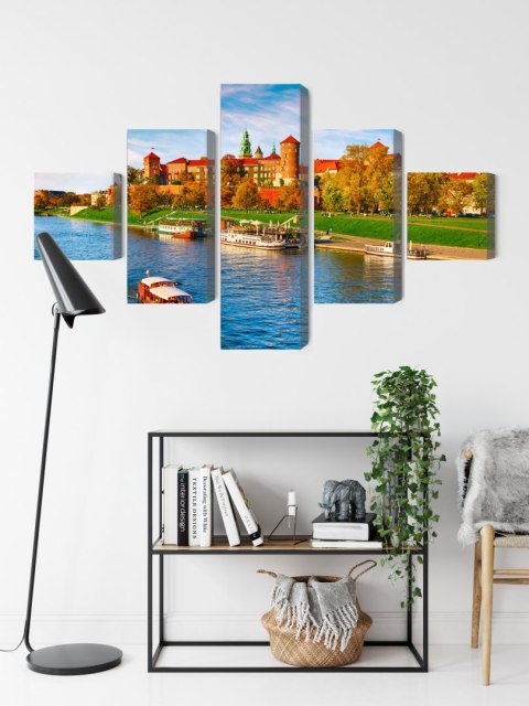 Obraz Wieloczęściowy Zamek Królewski Na Wawelu W Krakowie, Widok Panoramiczny