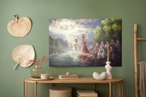 Obraz Na Płótnie Chrzest Pański