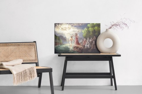 Obraz Na Płótnie Chrzest Pański