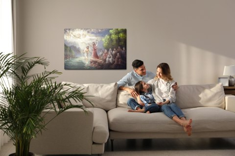 Obraz Na Płótnie Chrzest Pański