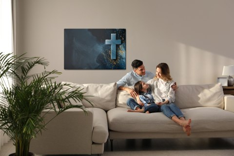 Obraz Na Płótnie Krzyż Łaciński