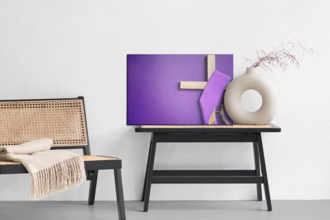 Obraz Na Płótnie Krzyż Na Fioletowym Tle