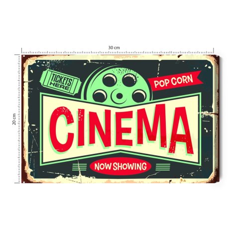 Obraz Na Płótnie Napisy Do Kina Retro