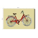 Obraz Na Płótnie Rysowany Rower W Stylu Retro