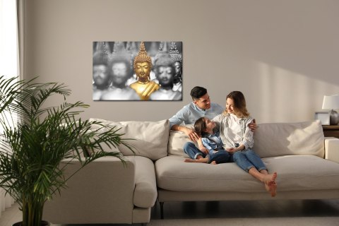 Obraz Na Płótnie Złoty Budda
