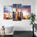 Obraz Wieloczęściowy Moskwa Widok Na Plac Czerwony I Katedrę