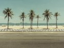 Obraz Wieloczęściowy Palmy Na Plaży Ipanema W Rio De Janeiro