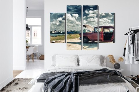 Obraz Wieloczęściowy Panoramiczny Widok Na Hawanę I Malecon