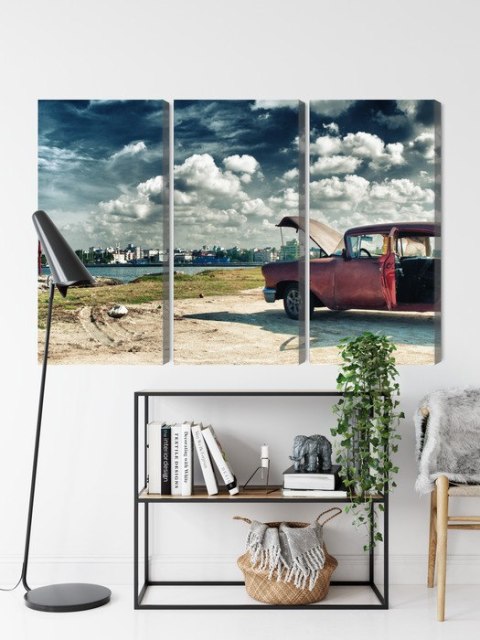 Obraz Wieloczęściowy Panoramiczny Widok Na Hawanę I Malecon