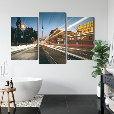 Obraz Wieloczęściowy Panoramiczny Widok Na Ulice Berlina