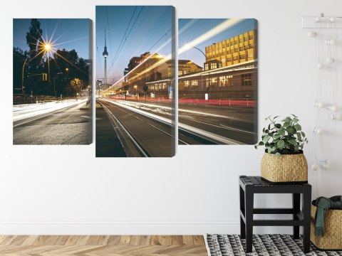 Obraz Wieloczęściowy Panoramiczny Widok Na Ulice Berlina