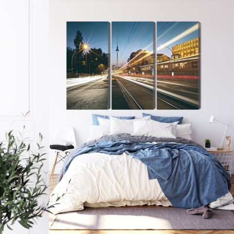 Obraz Wieloczęściowy Panoramiczny Widok Na Ulice Berlina