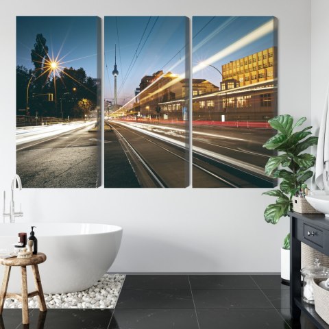 Obraz Wieloczęściowy Panoramiczny Widok Na Ulice Berlina