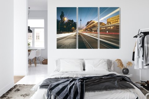 Obraz Wieloczęściowy Panoramiczny Widok Na Ulice Berlina