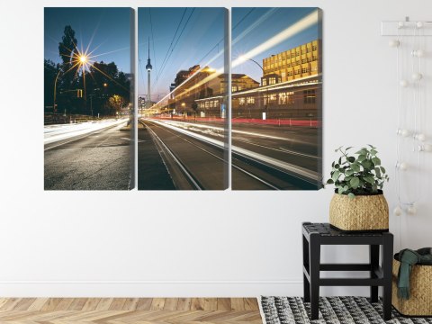 Obraz Wieloczęściowy Panoramiczny Widok Na Ulice Berlina