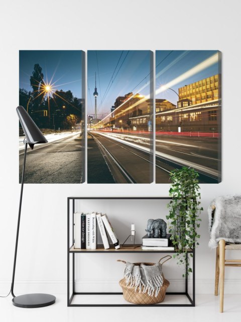 Obraz Wieloczęściowy Panoramiczny Widok Na Ulice Berlina