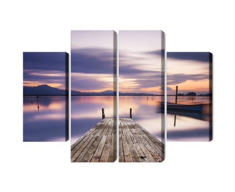Obraz Wieloczęściowy Widok Zachodu Słońca