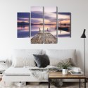 Obraz Wieloczęściowy Widok Zachodu Słońca
