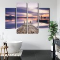 Obraz Wieloczęściowy Widok Zachodu Słońca