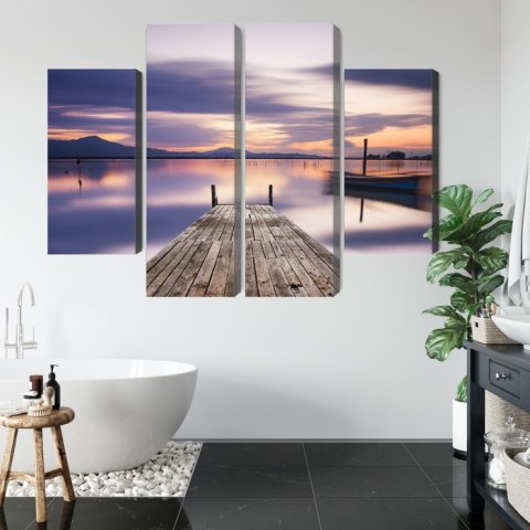 Obraz Wieloczęściowy Widok Zachodu Słońca