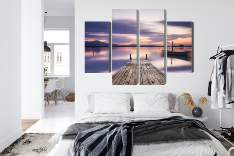 Obraz Wieloczęściowy Widok Zachodu Słońca
