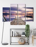 Obraz Wieloczęściowy Widok Zachodu Słońca