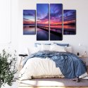 Obraz Wieloczęściowy Wspaniały Zachód Słońca
