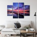 Obraz Wieloczęściowy Wspaniały Zachód Słońca
