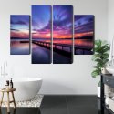 Obraz Wieloczęściowy Wspaniały Zachód Słońca